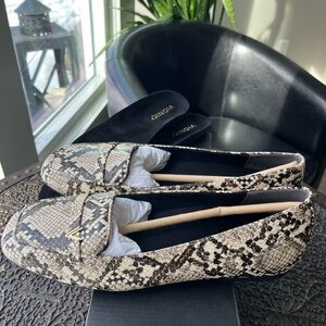 VIONIC HAYES BALLET SKIMMERS IN IVORY MULTICOLOR SNAKESKIN 8